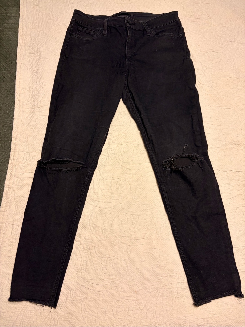 Joe’s jeans Black Distressed Women's Skinny Jeans